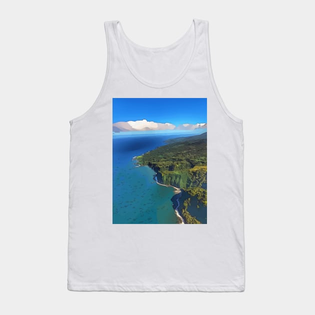 Maui shoreline Tank Top by WelshDesigns